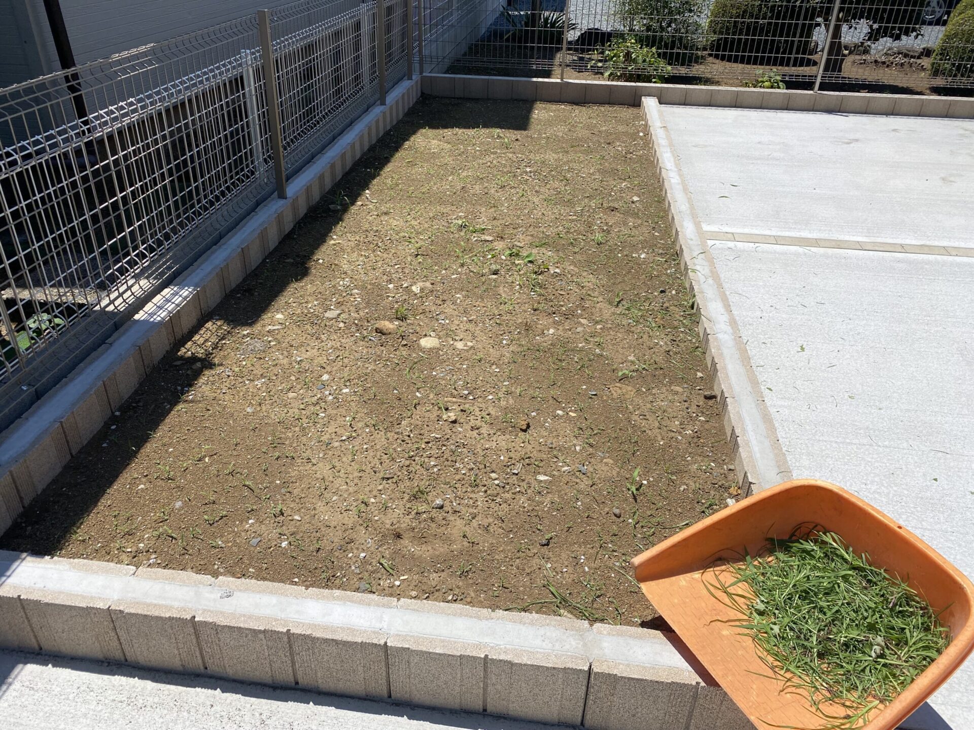 8月6日 川越市 防草シート 作業報告