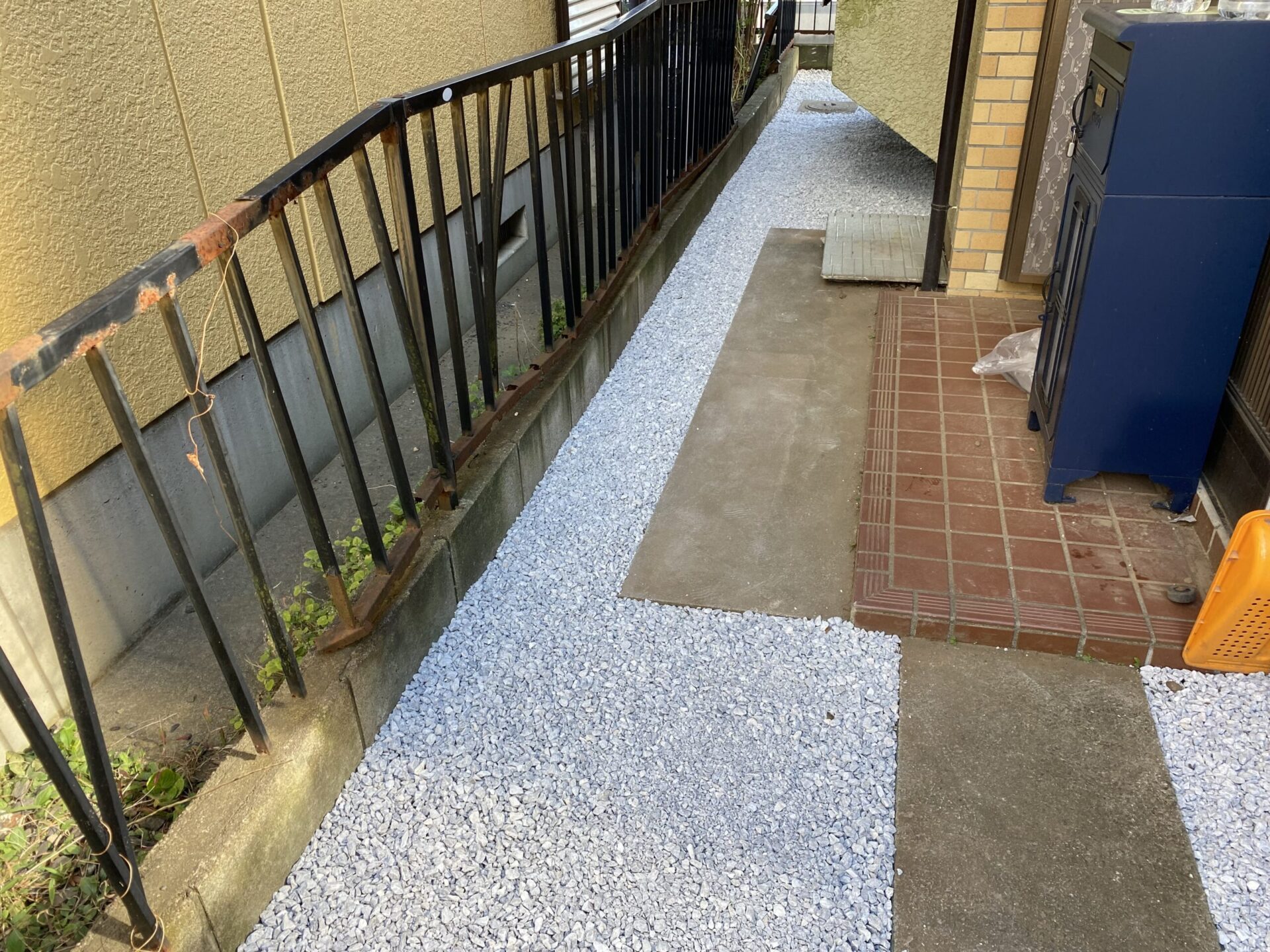 8月25日 富士見市 防草シート 作業報告
