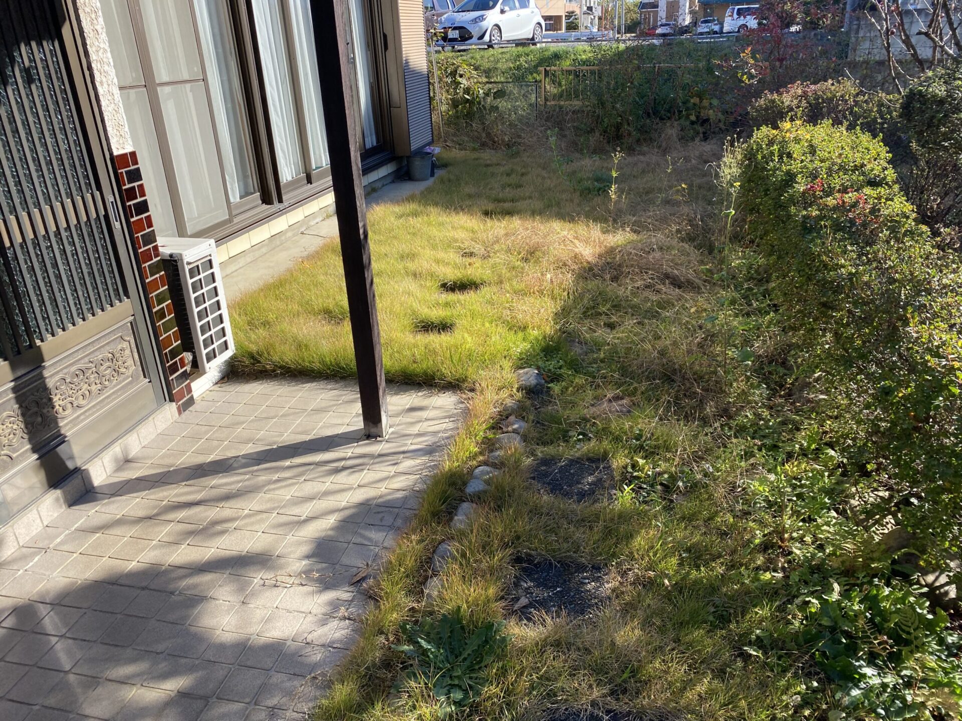 11月28日 狭山市 芝刈り 除草 作業報告