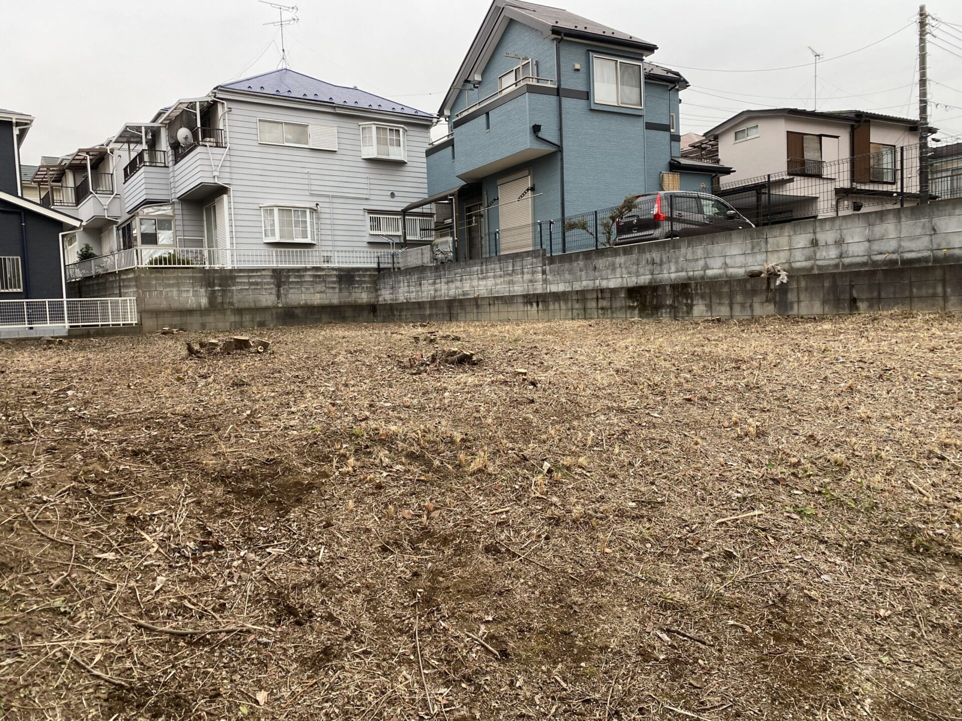 ２月１８日　川越市　伐採　除草作業報告