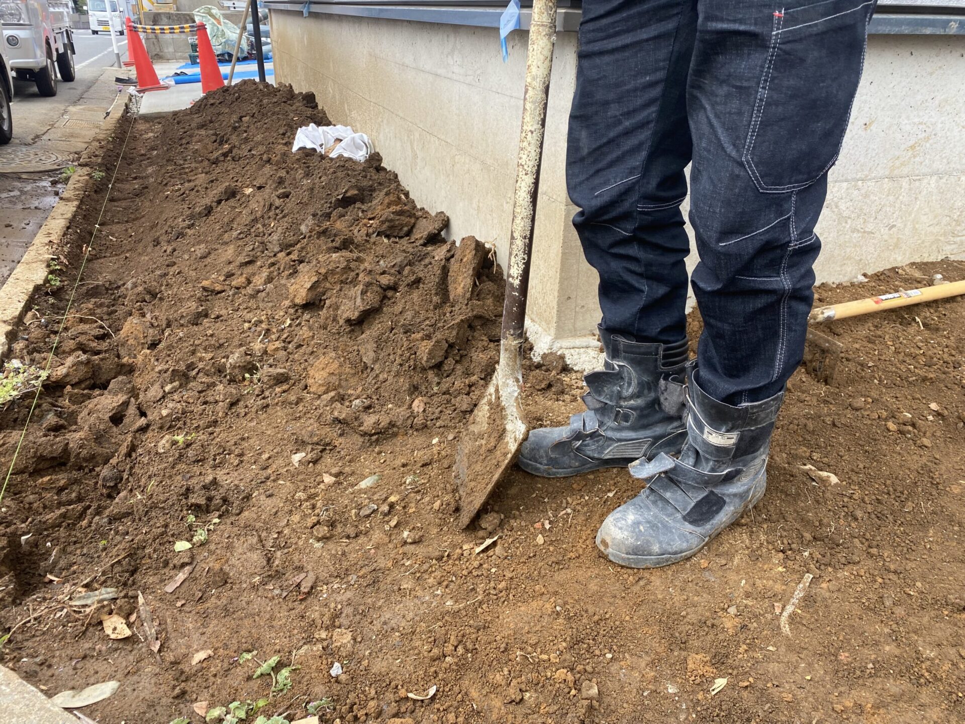 ３月２０日　川越市　防草シート工事　作業報告