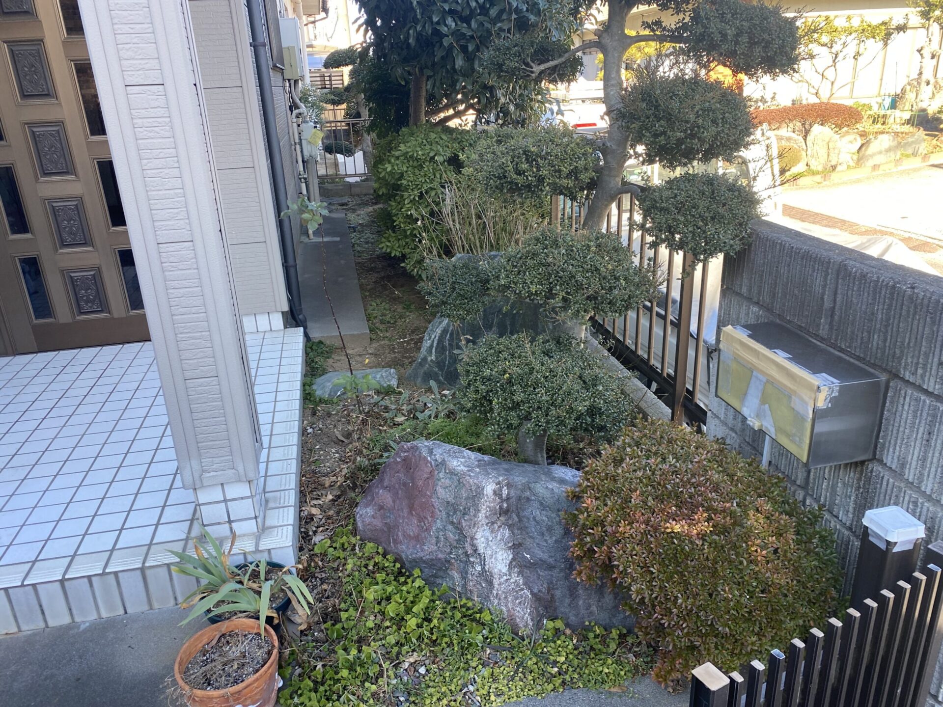 １月２１日　川越市　伐採　防草工事　作業報告