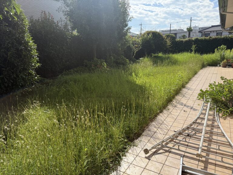 【ふじみ野市】施設敷地の剪定・除草・芝刈りで、利用しやすい景観へ整えた管理事例